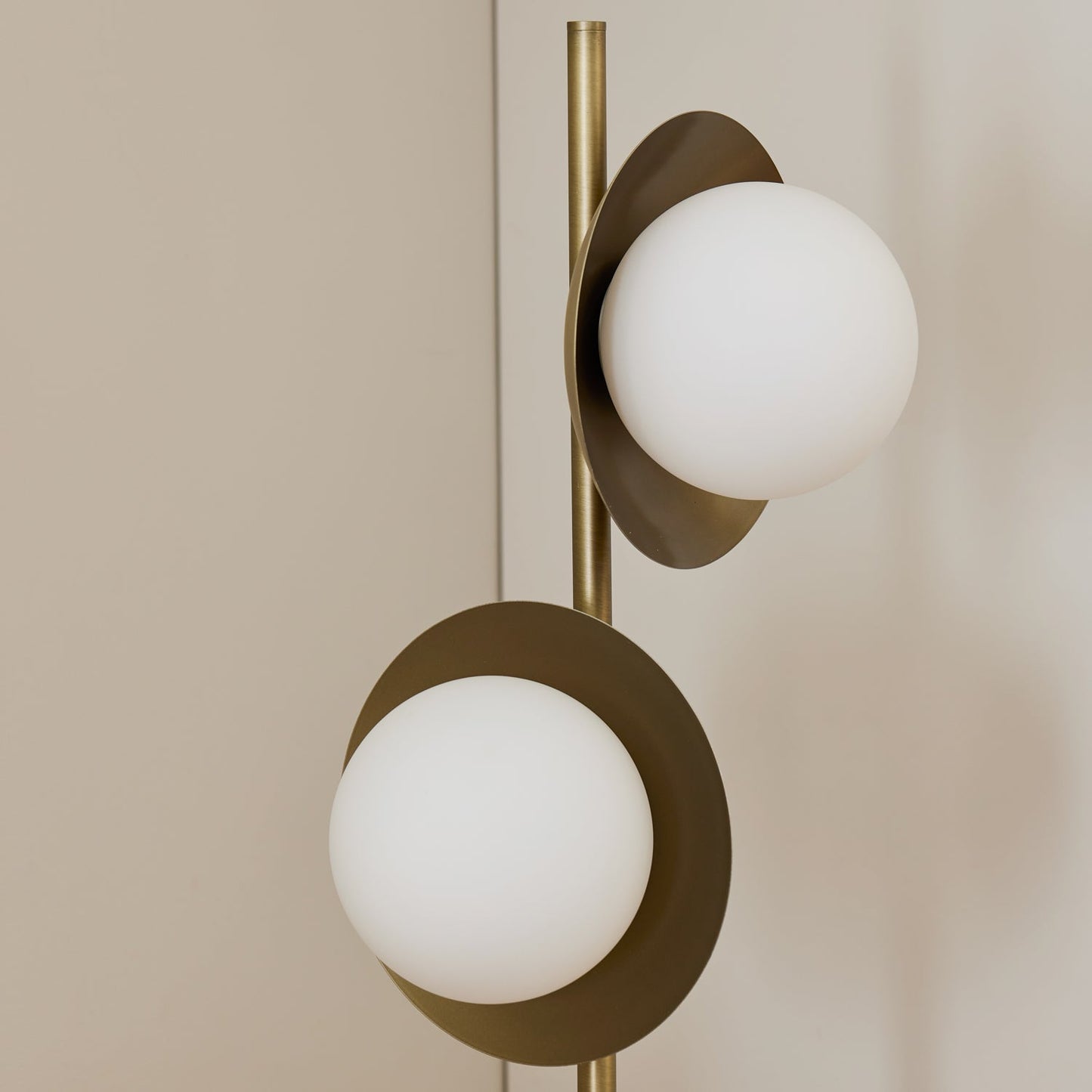 Marlow Antique Brass Floor Lamp