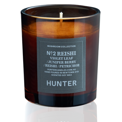 No. 2 Reishi Mushroom, Violet Leaf, Juniper Berry, Petrichor