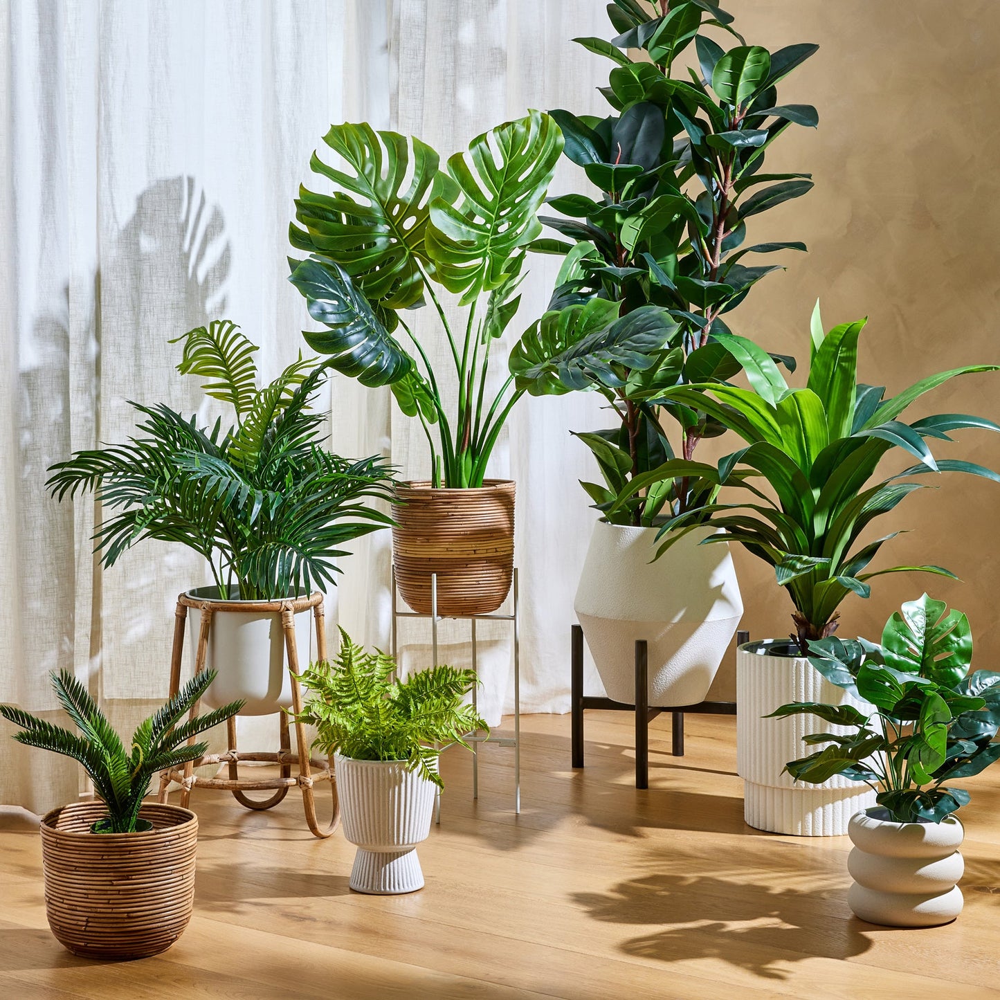 Rubber Tree Artificial Plant