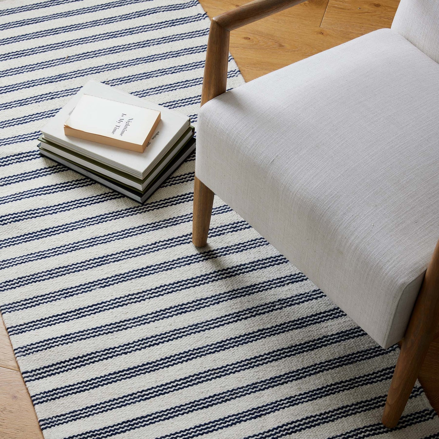 Camille White/Blue Rug