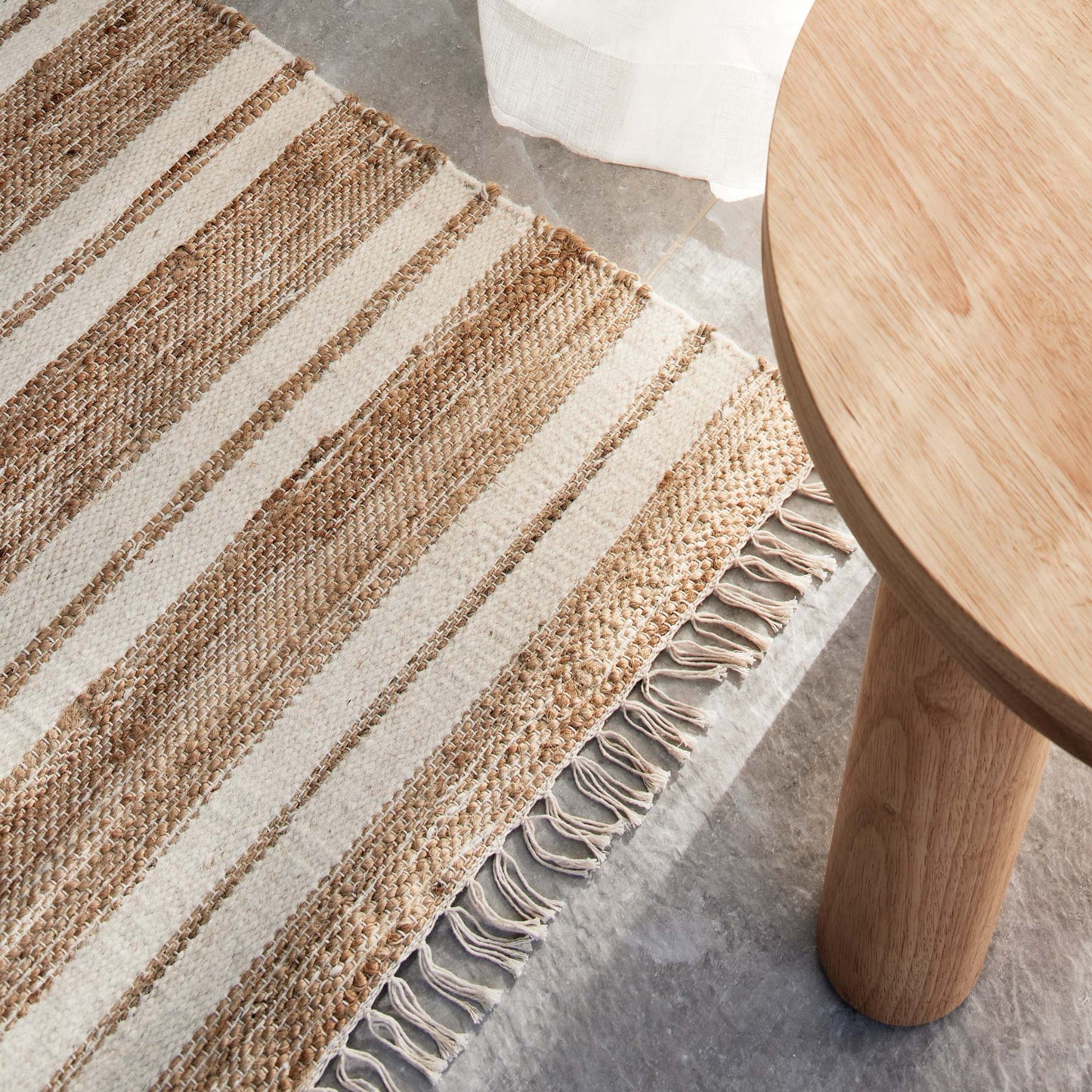 Marceau Natural/White Rug