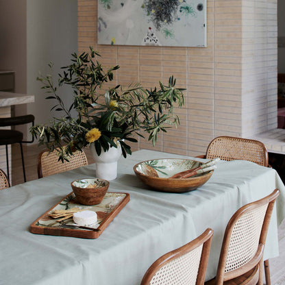 Jetty Mineral Green Tablecloth