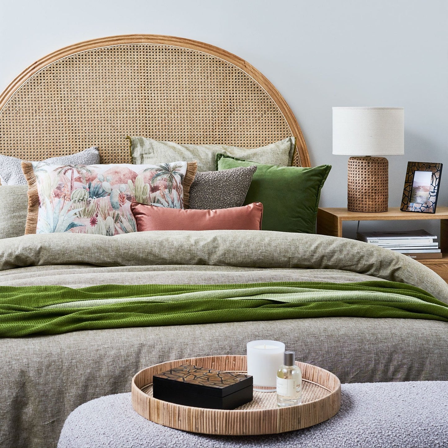 Nomad Fringed Lumbar Cushion