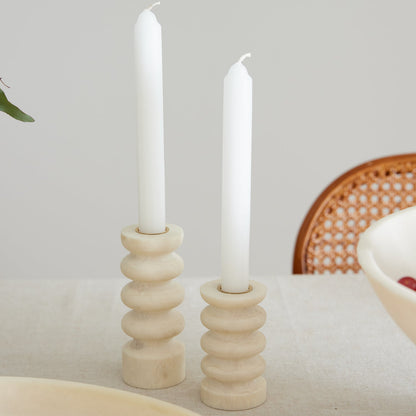 Aries Cream Candle Stick Large