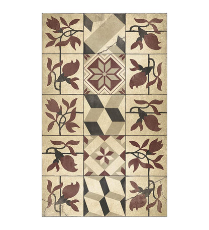 Magnolia Beige Antique vinyl rug packshot