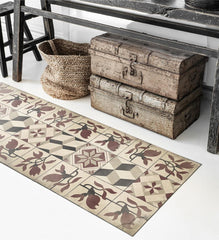 Magnolia Beige Vinyl Rug