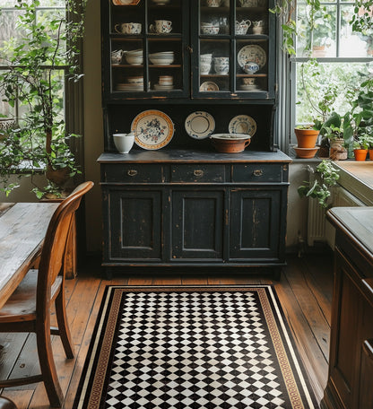 Damka vinyl rug in modern interior