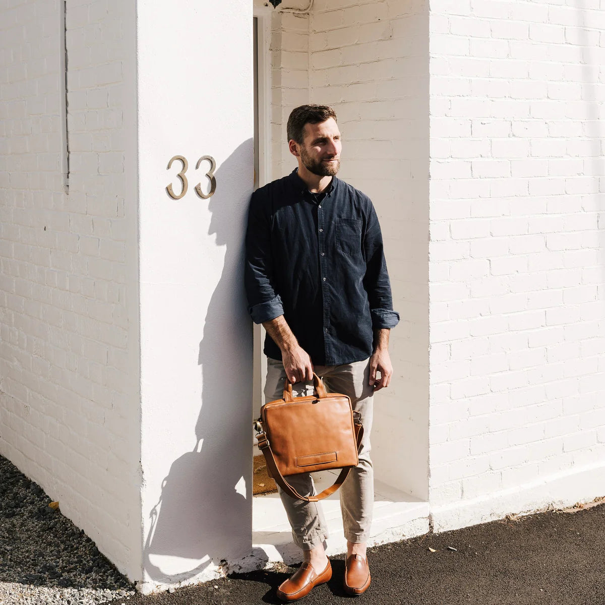 Amsterdam Satchel - Vintage Tan