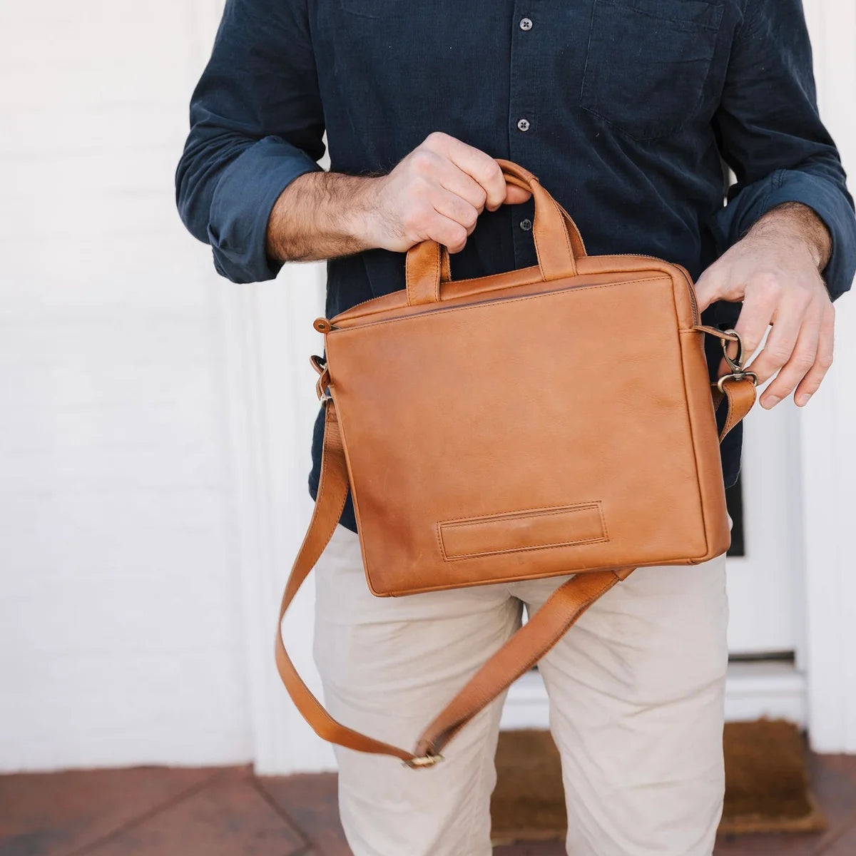 Amsterdam Satchel - Vintage Tan