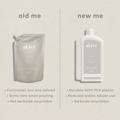 1 L Wash Refill - Sea Cotton & Coconut