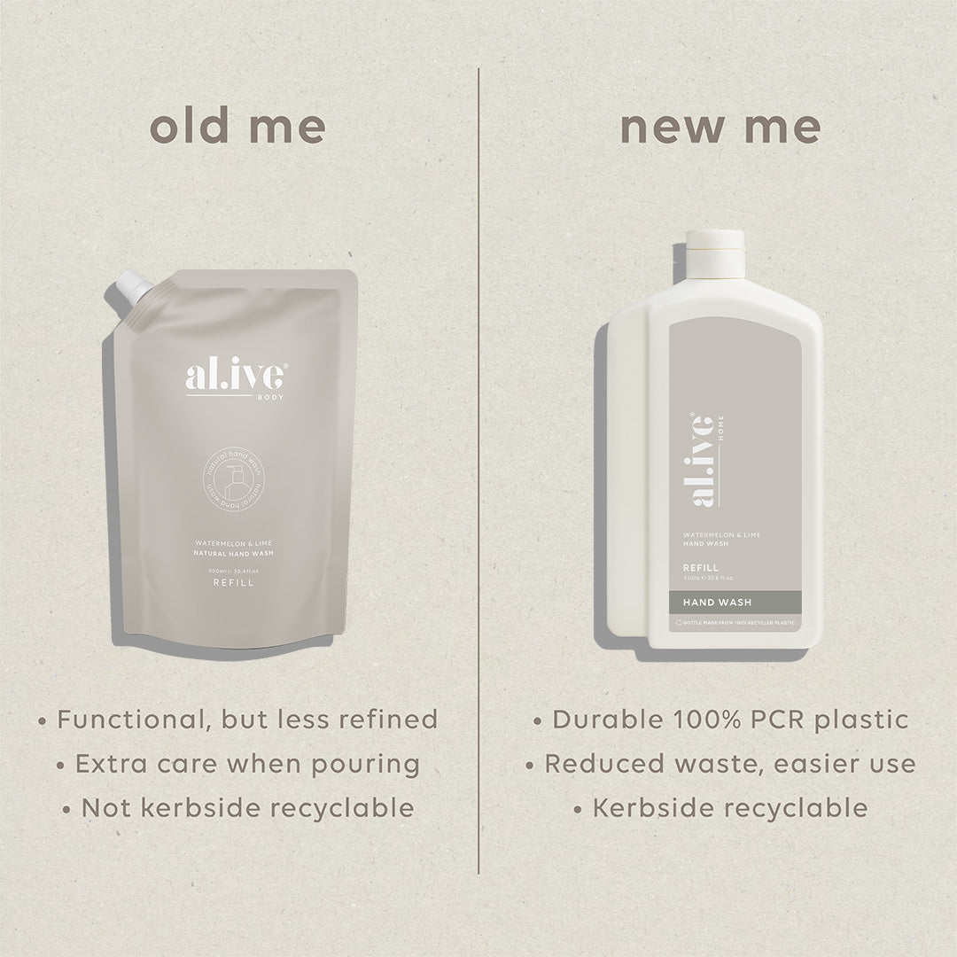 1 L Hand Wash Refill - Watermelon & Lime