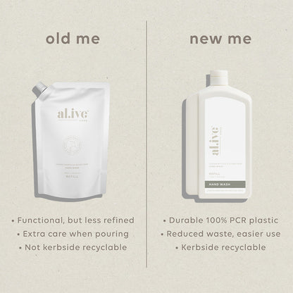 1 L Hand Wash Refill - Lemon Myrtle & Honeydew