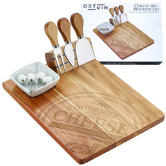 Cheese Board Set 9pc - 30cm x 22.5cm