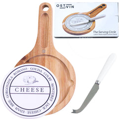 Round Cheese Board - Set 3pc