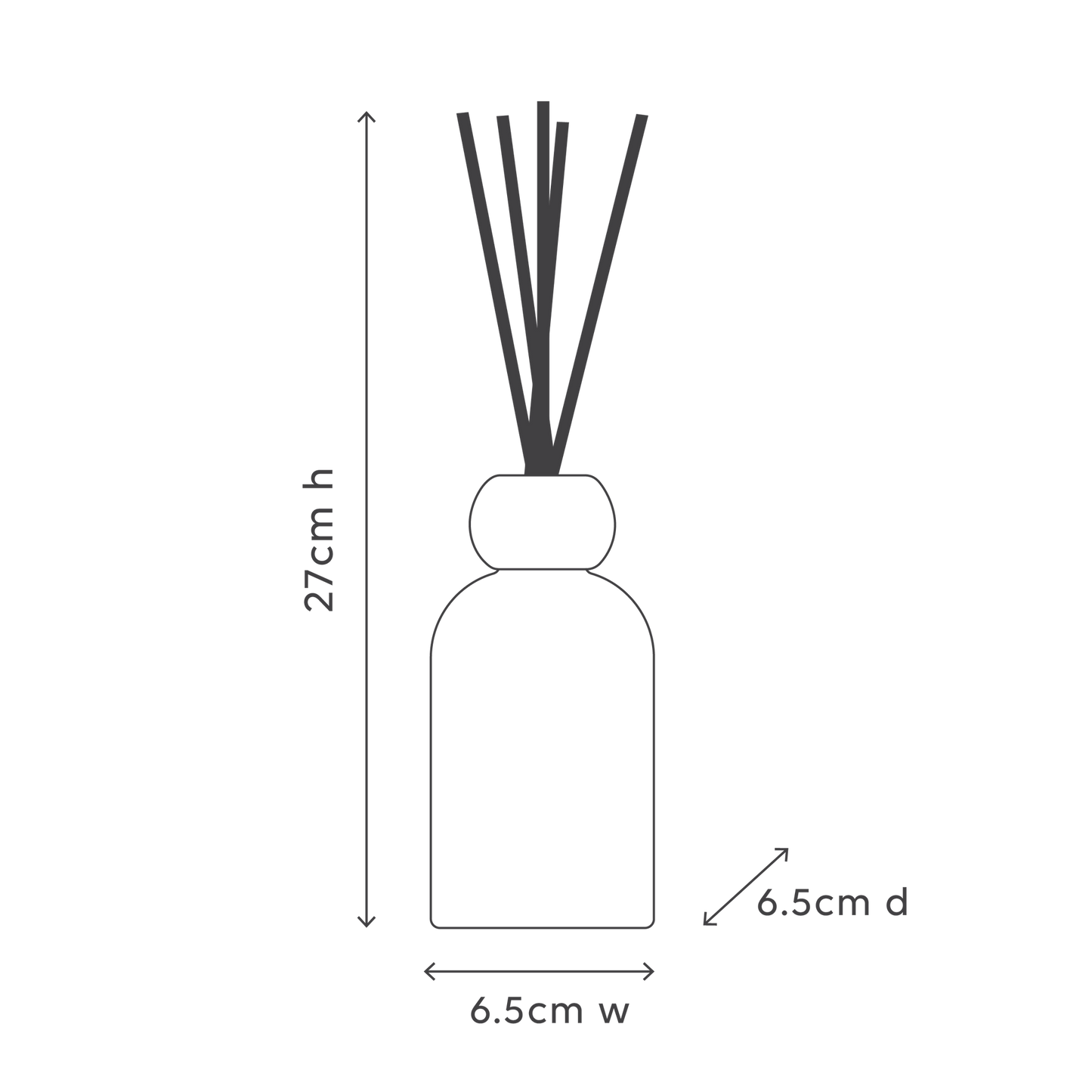Alive Body Reed Diffuser - product specifications