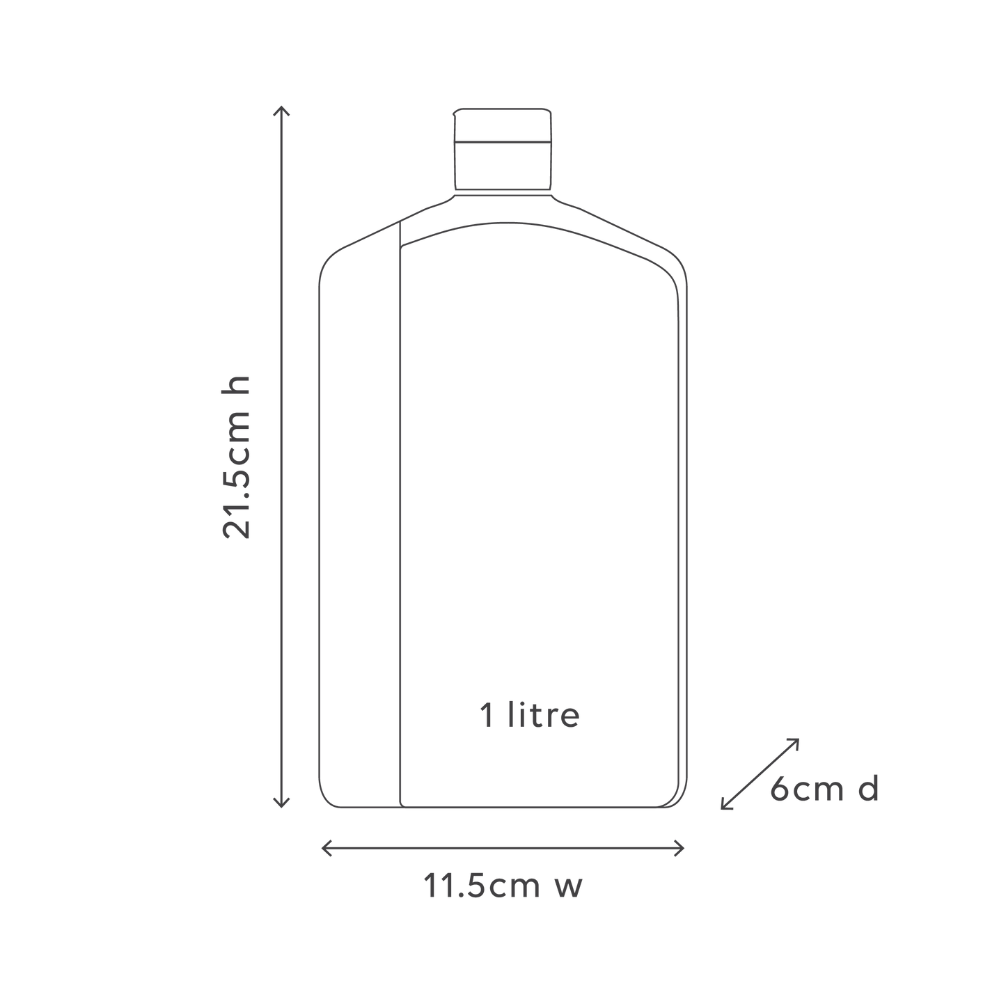 1 L Wash Refill - Green Pepper & Lotus