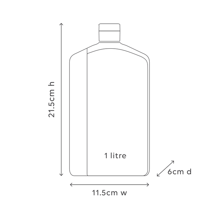 1 Ltr Wash Refill - Green Pepper & Lotus