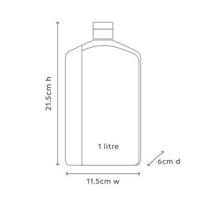 1 Ltr Wash Refill - Green Pepper & Lotus