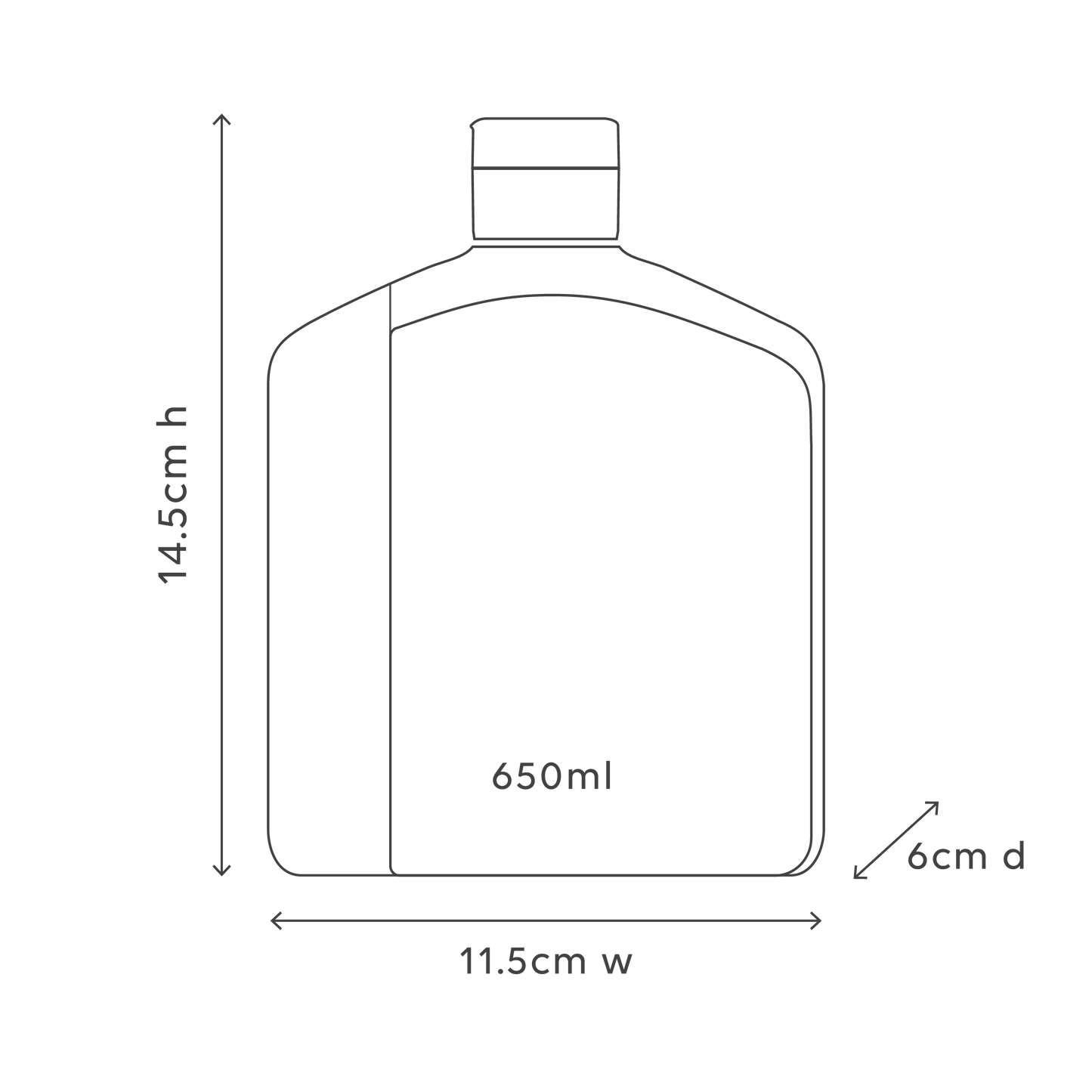 650Ml Baby Wash Refill - Calming Oatmeal