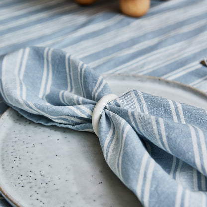 Swansea Light Blue Stripe Napkin Set Of 4