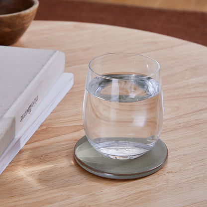 Ceramic Green Coaster Set 4