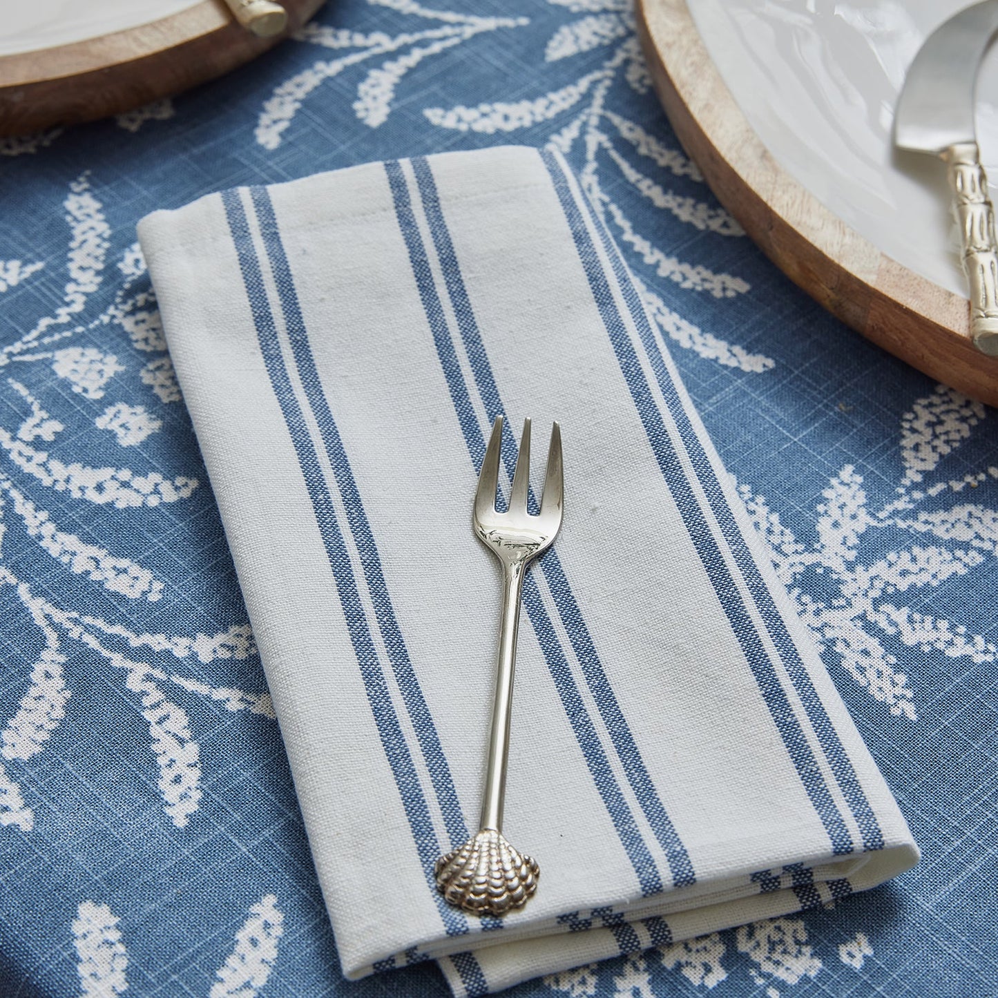 Scallop Shell Silver Fork Set Of 4