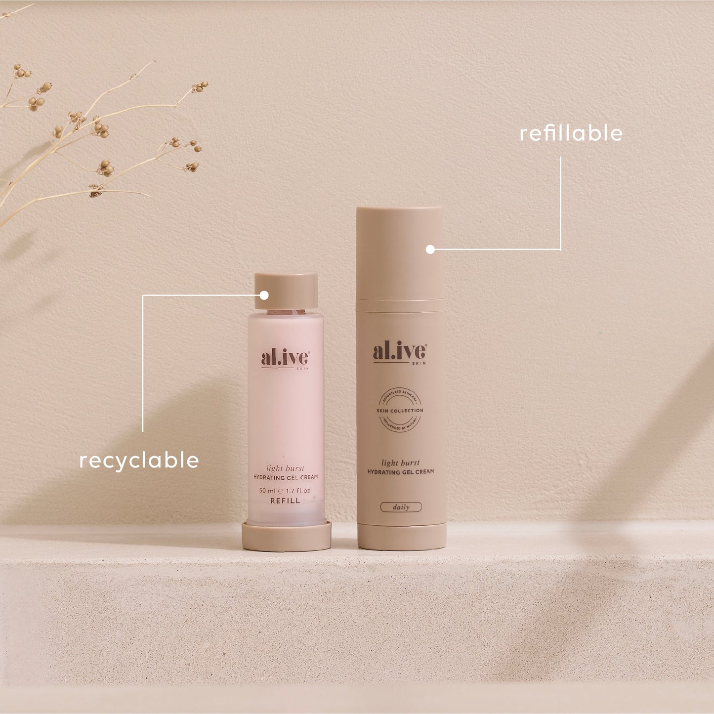 Light Burst, Hydrating Gel Cream Refill