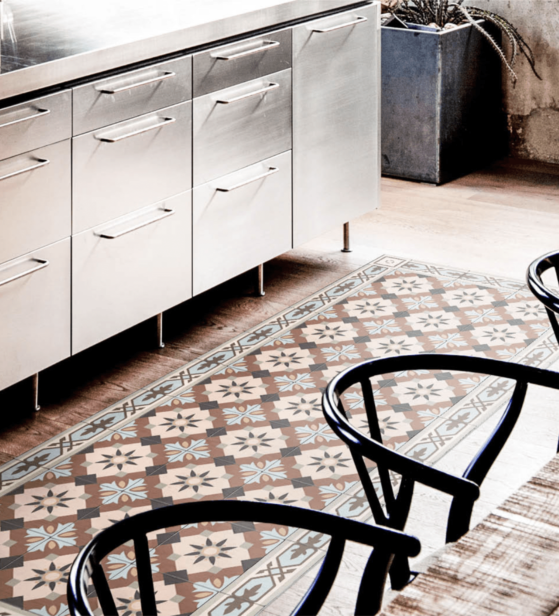 Amsterdam Classic vinyl rug detail