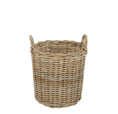 Nambo Rattan Round Basket SMALL