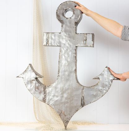 Metal Anchor - 1M Captain Silver