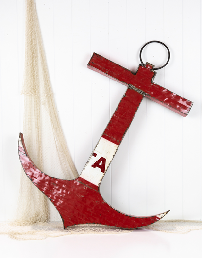 Metal Anchor - 1M Admiral Red