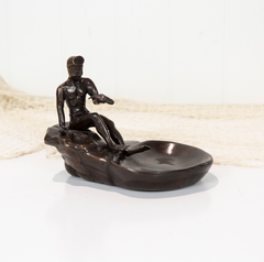 Brass Diver Coin Dish #1937