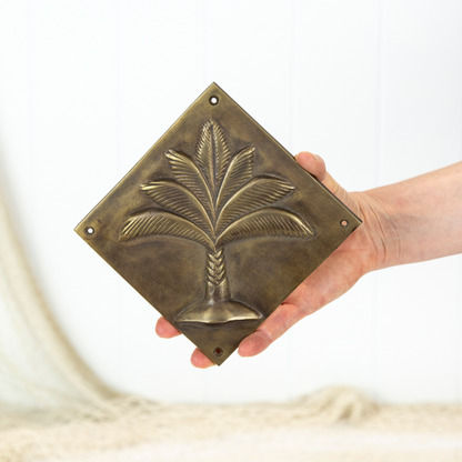 Palm Plaque Square #0031