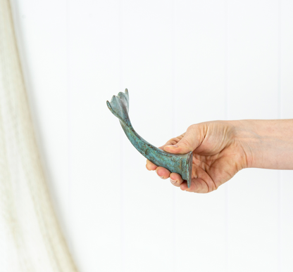 Whale Tail Hook (L) Aged Green #0056