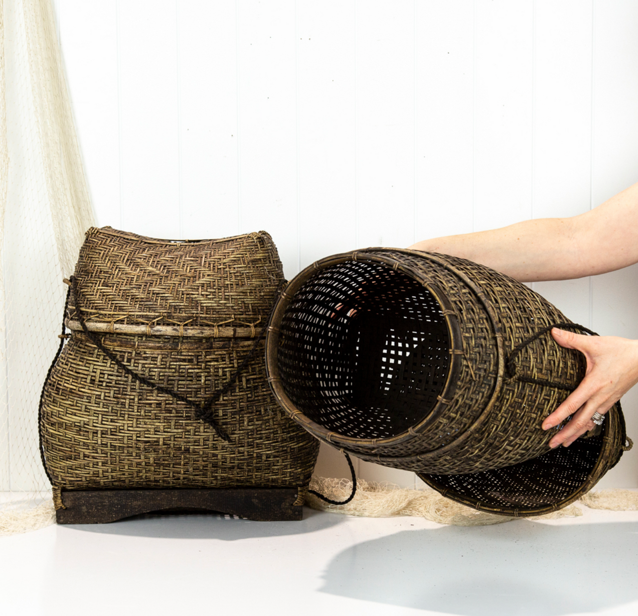 Fishing Bag/Basket (Xl) #1902
