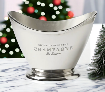 280F - Almn Oval Scoop Front Bucket 35Cm Champagne -Sold Out Again - Due Mid Sept
