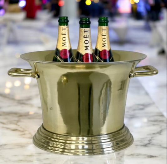 281P - Champagne Bucket Gold 46X25Cm- Last 3 Pcs