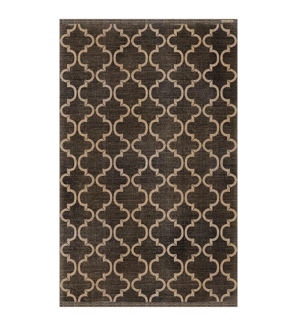 Suzanna Black Vinyl Rug Packshot