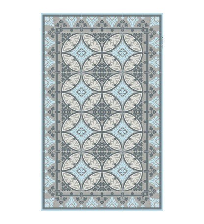 Barcelona Light Blue vinyl rug packshot