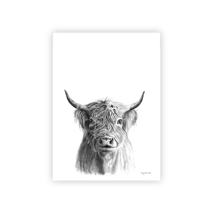 Highland Cow Tea Towel