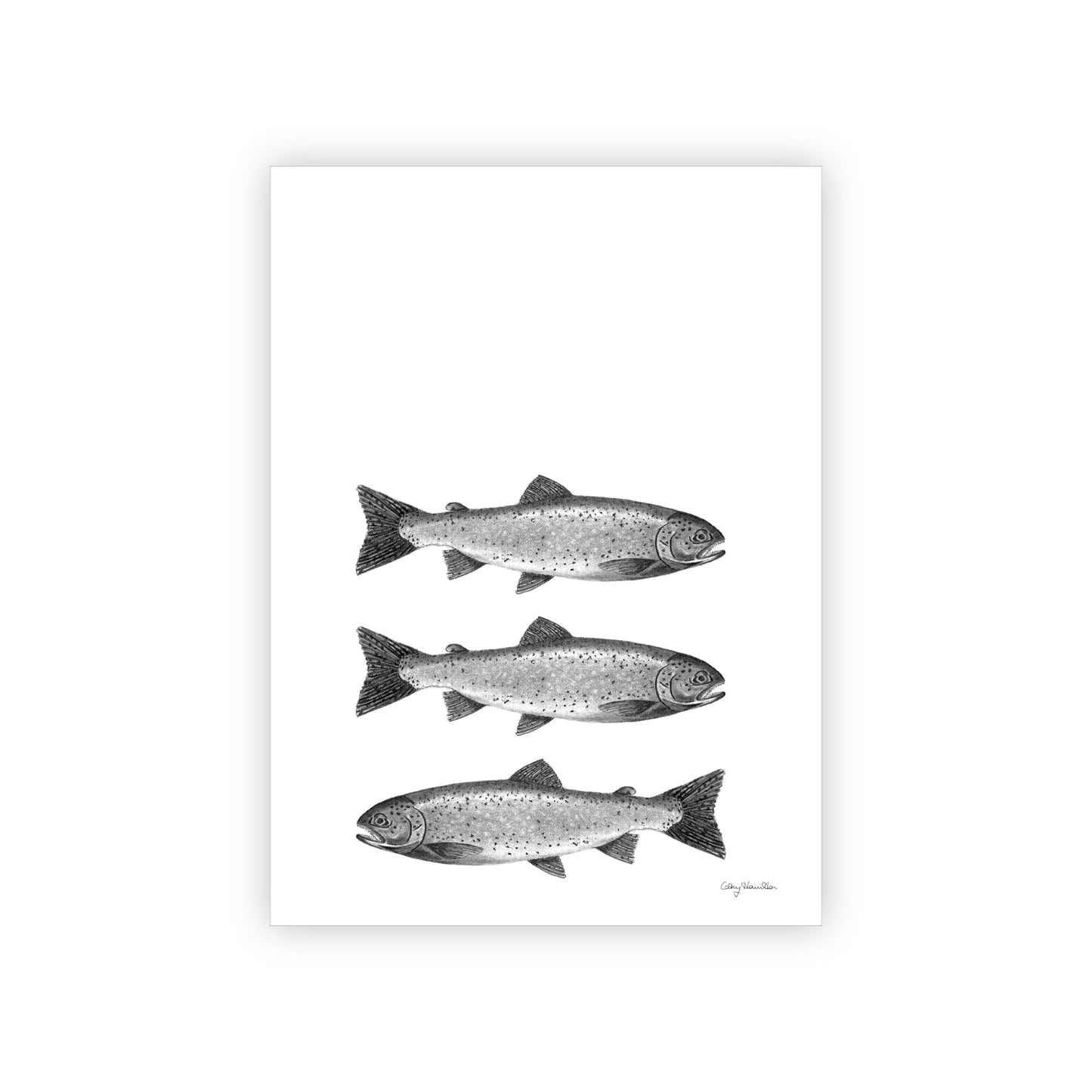 Trout Tea Towel