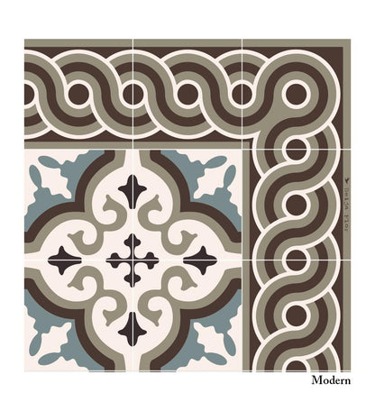 Mountain Classic vinyl rug closeup both finishes