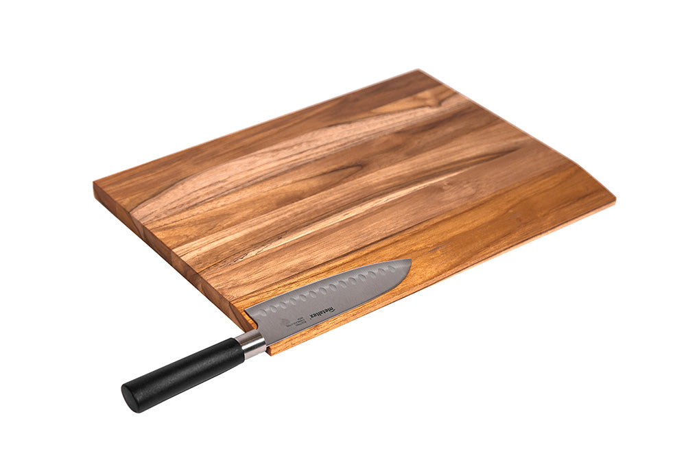 Knife Holder Teak Cutting & Serving Board