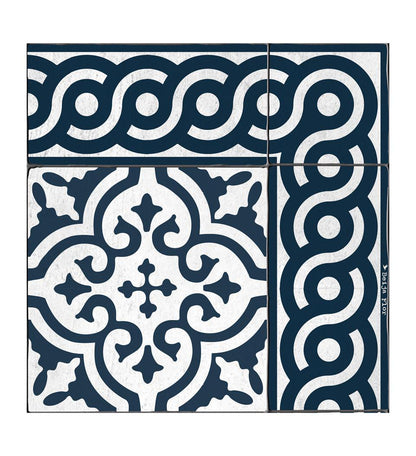 Mountain Indigo Concrete vinyl rug closeup