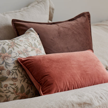 Mira Velvet Clay Cushion