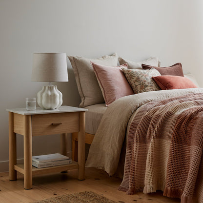 Otis Maple Waffle Throw