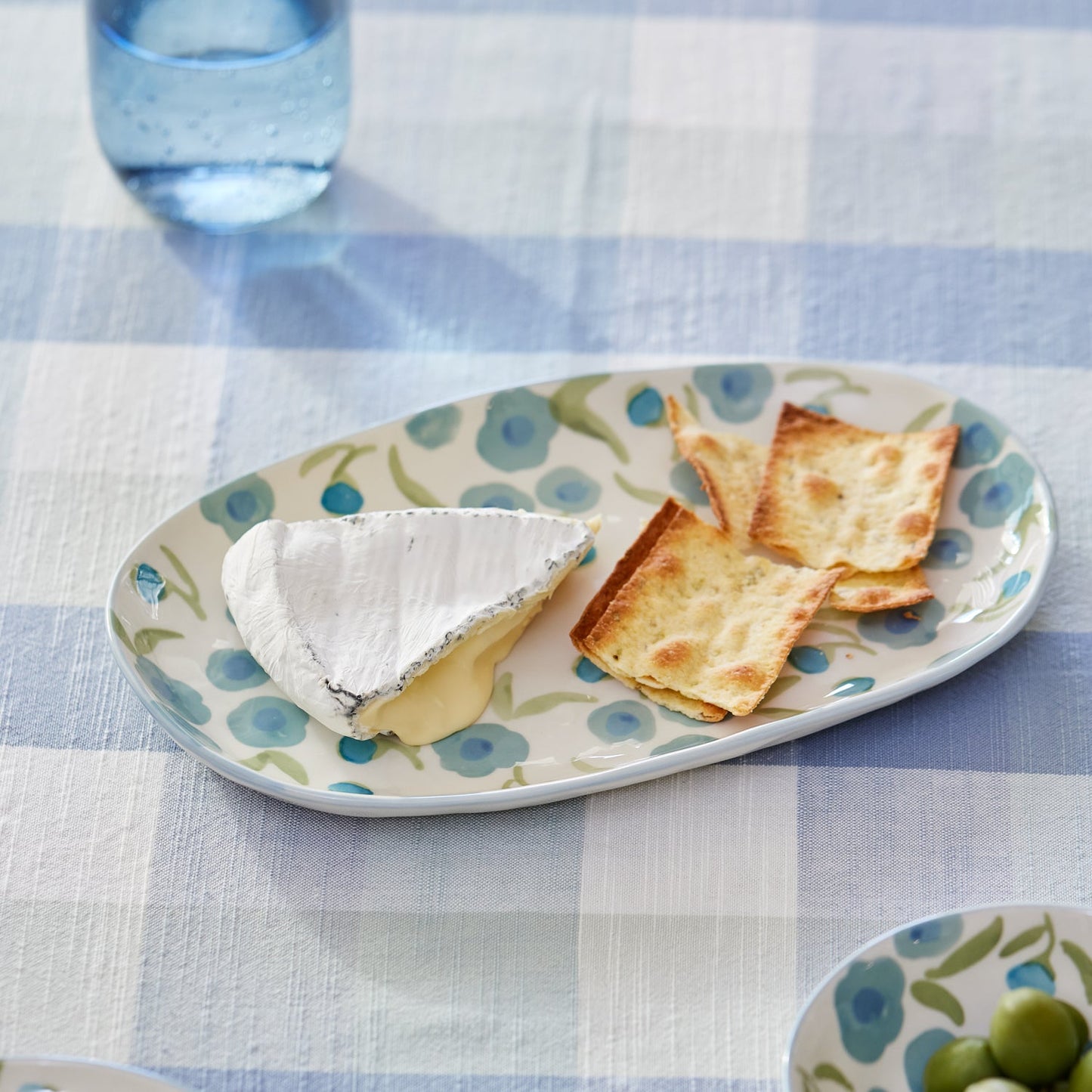 Lillian Blue/Green Platter