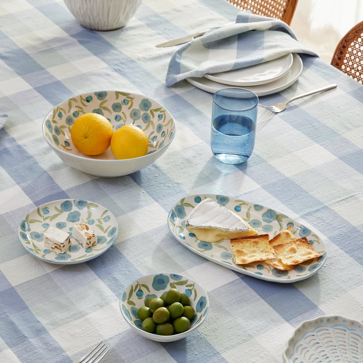 Lillian Blue/Green Small Bowl