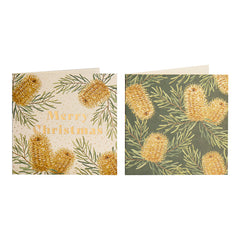 Banksia Christmas Card & Envelope Set 8