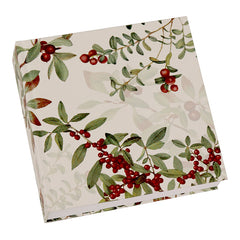 Festive Berry Jotter 13.9X13.6X3.4Cm